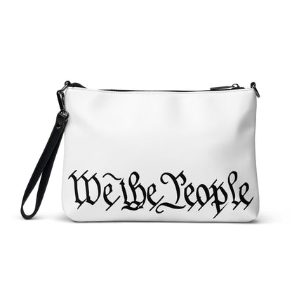 Crossbody Bag white "We The People"