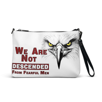 Crossbody bag "Not descended from fearful men"