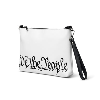 Crossbody Bag white "We The People"