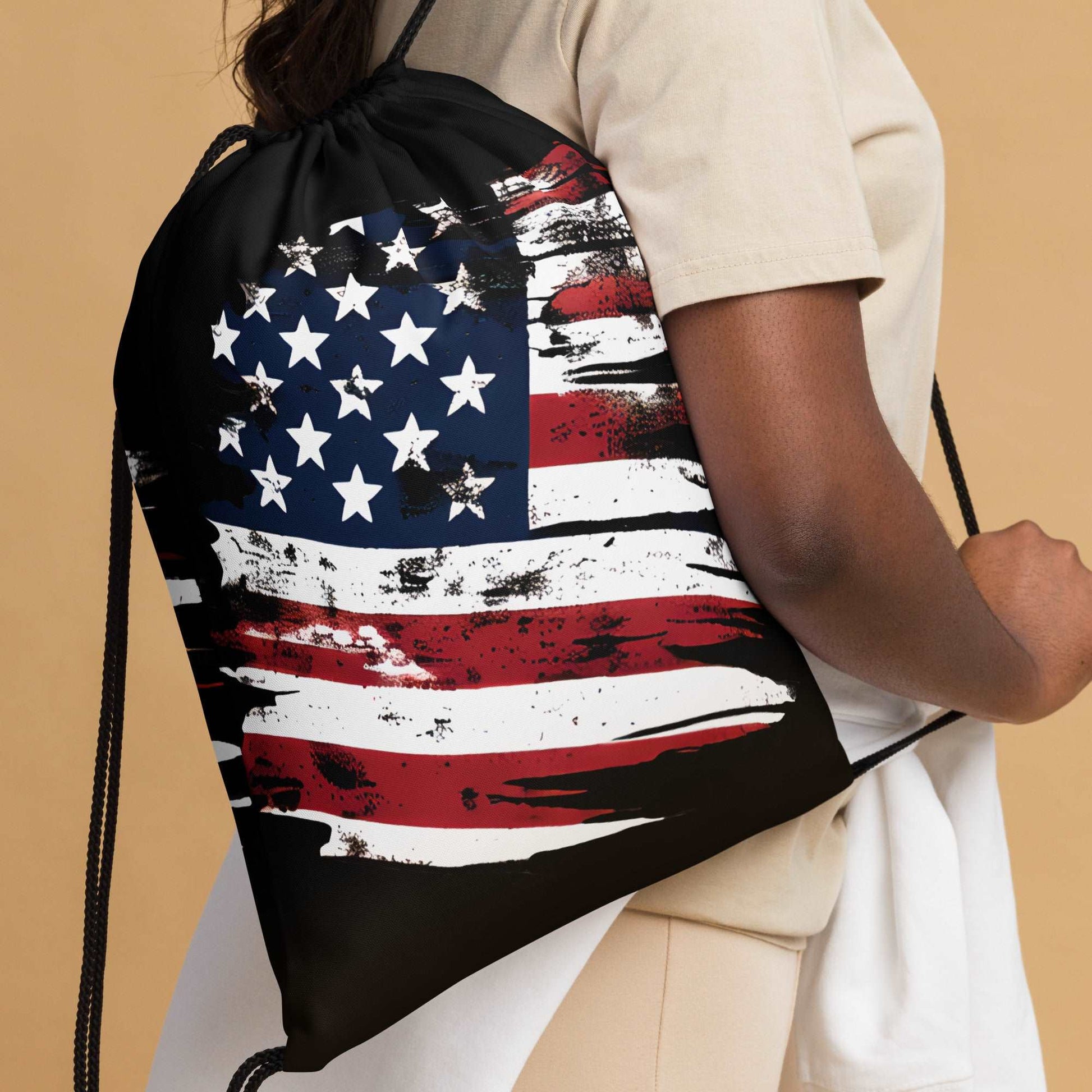 Drawstring bag "American Flag"