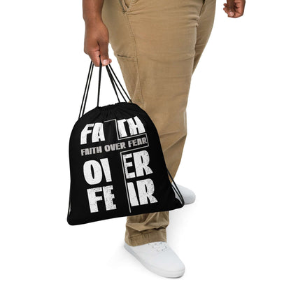 Drawstring bag "Faith over Fear"