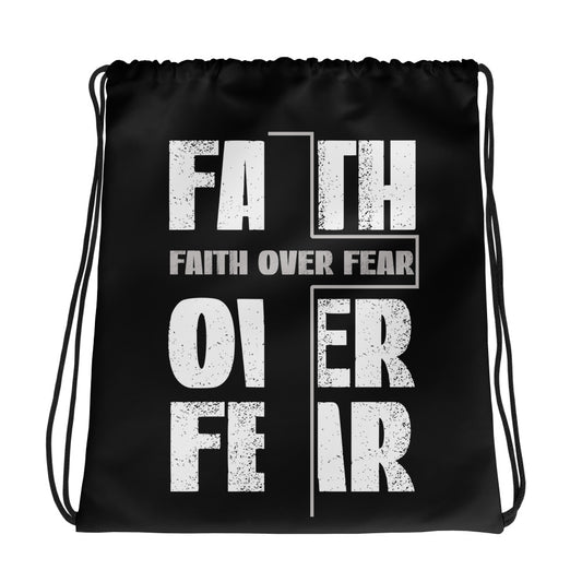 Drawstring bag "Faith over Fear"