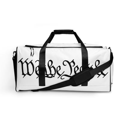 Duffel bag white "We The People"