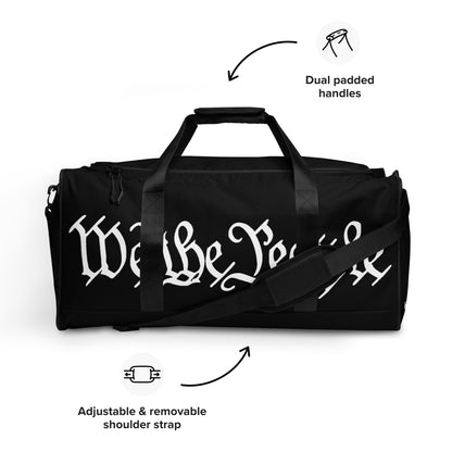 Duffel bag black  "We The People"