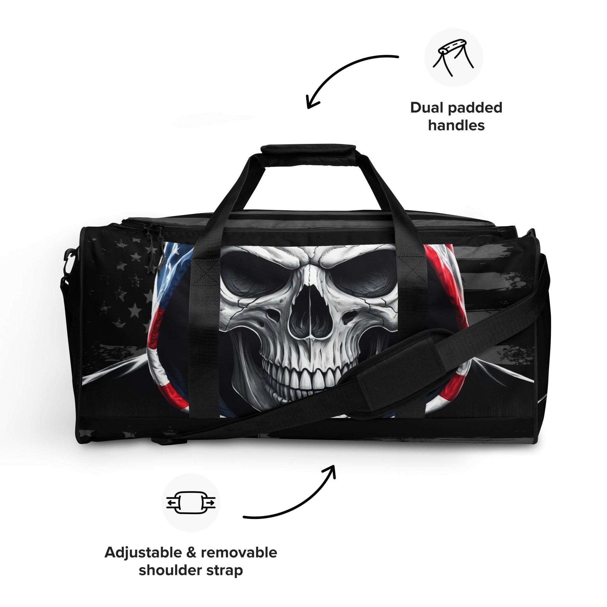 Duffle bag "USA Skull"