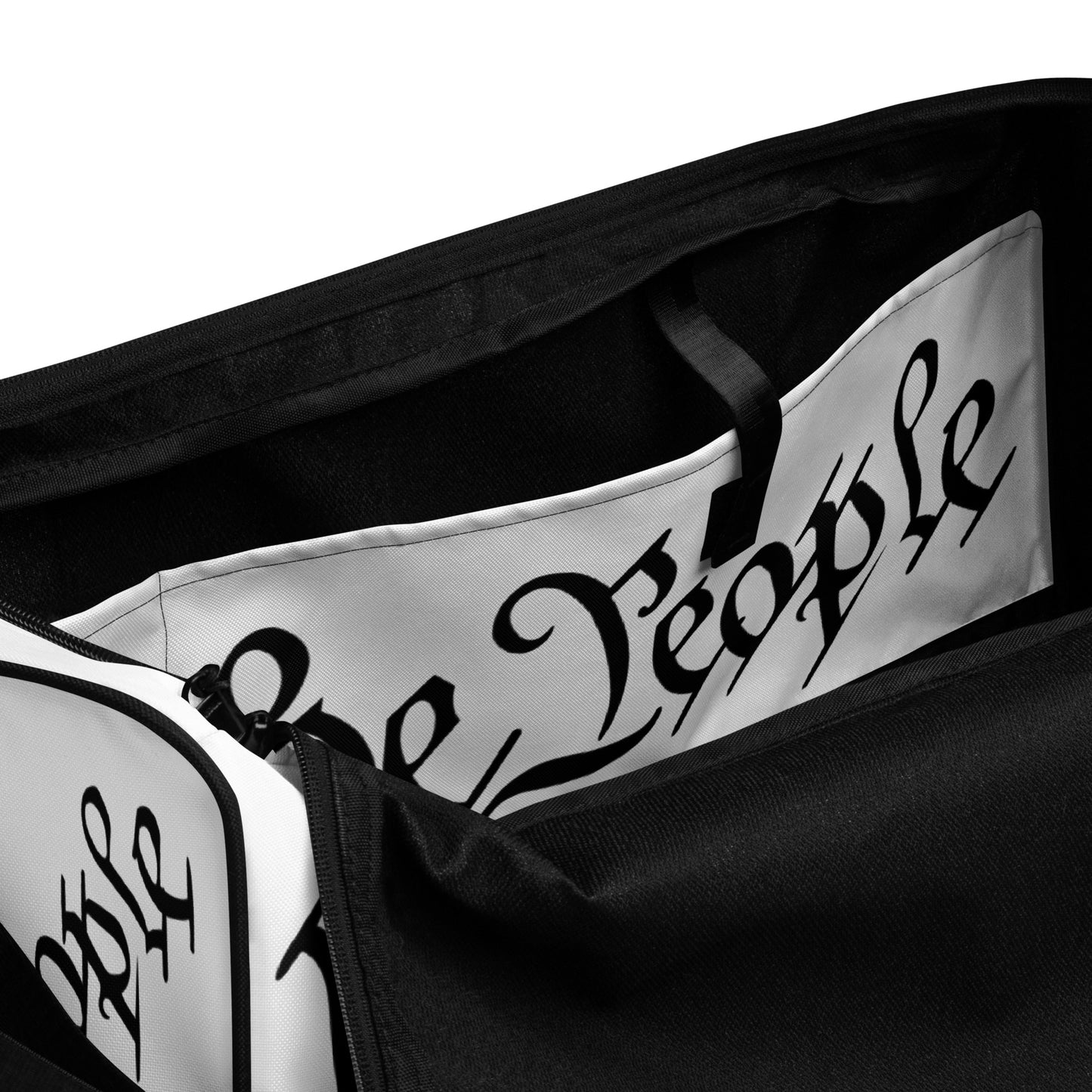 Duffel bag white "We The People"