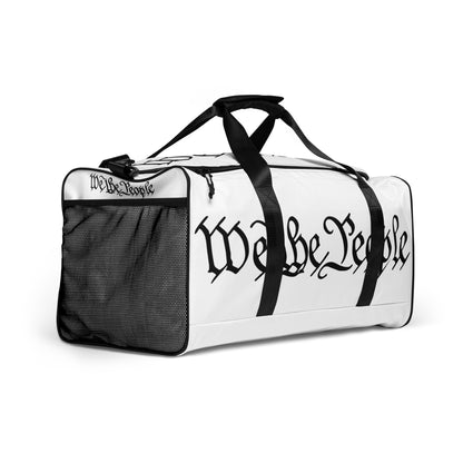 Duffel bag white "We The People"