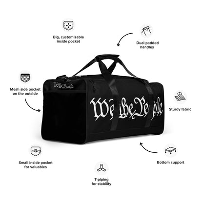 Duffel bag black  "We The People"