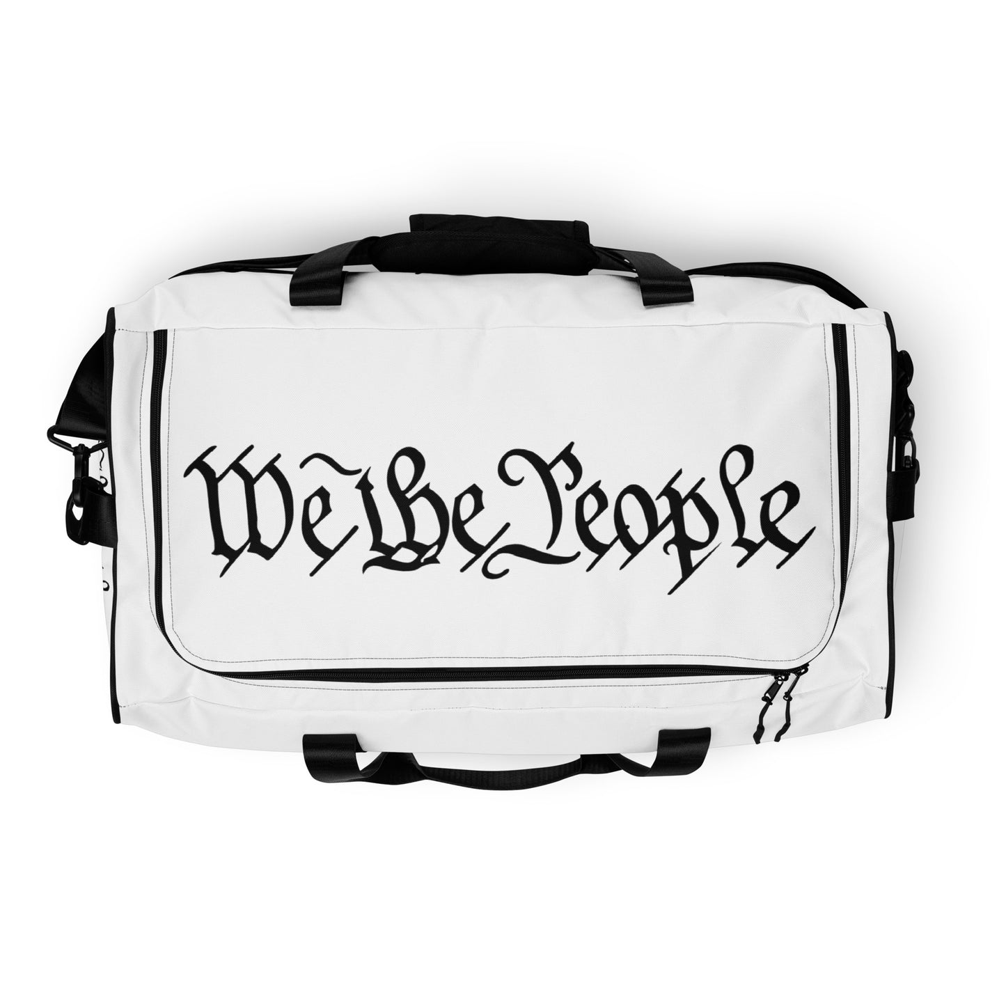 Duffel bag white "We The People"