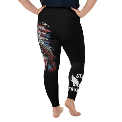 Patriotic Classic Yoga Leggings Women Plus Size "Stay Frosty Patriot Women" L210006