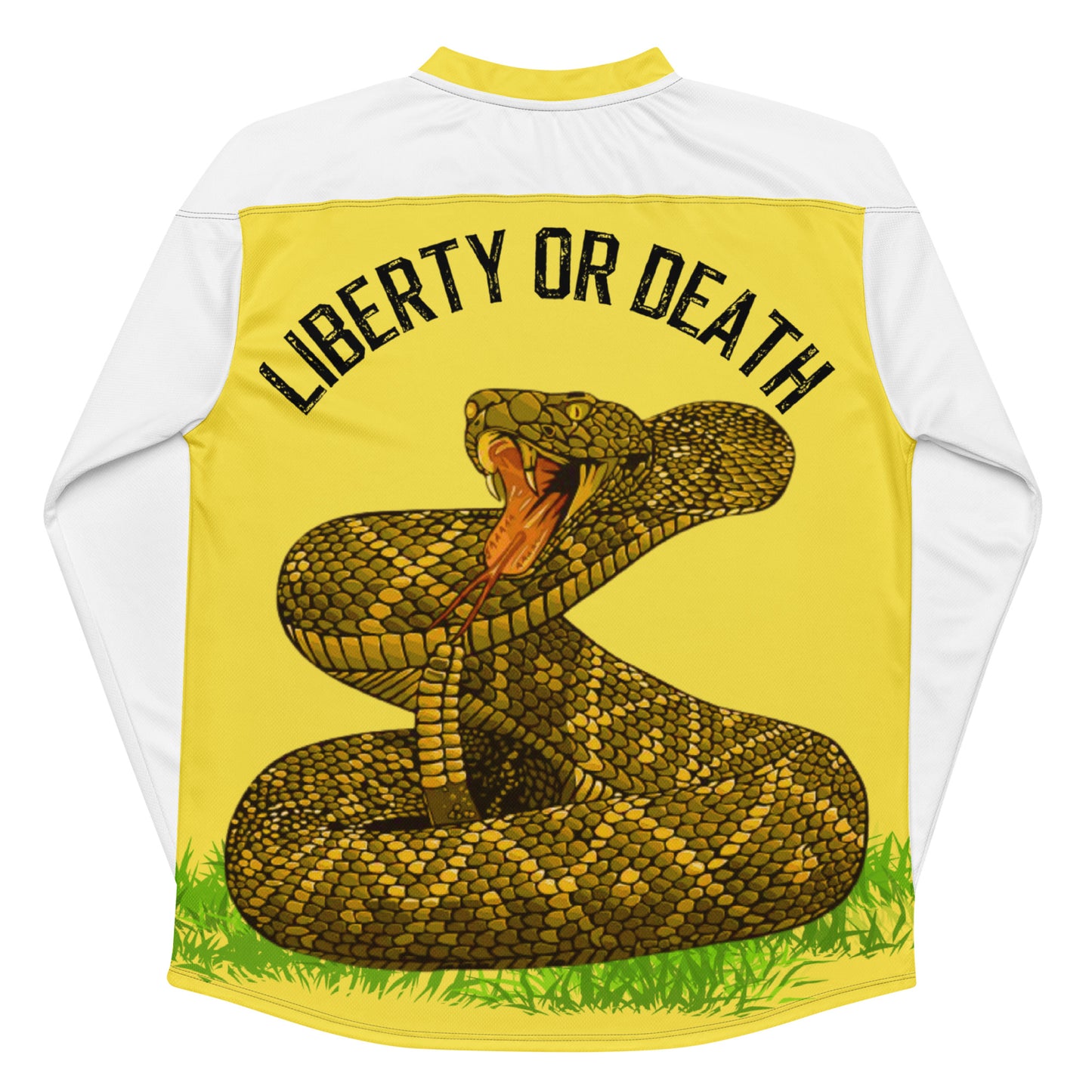 Men Long Sleeve in Hockey Style "Dont Tread On Me"