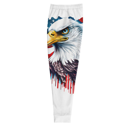 Patriotic Sweatpants Men "One Nation / Eagle with Flag" P100005