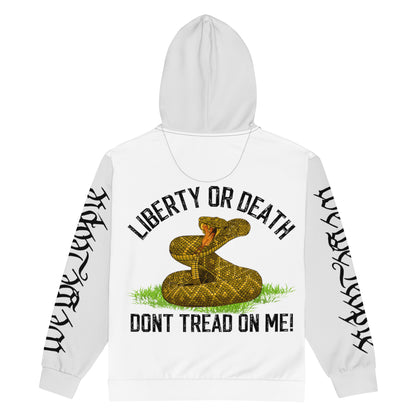 Patriotic Zip-Hoodie Men "Liberty or Death - Dont Tread On Me" J100005