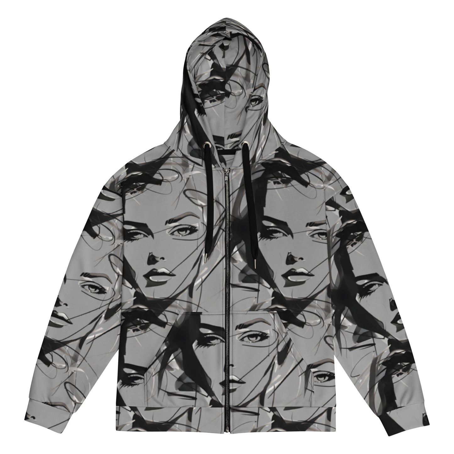 Patriotic Zip-Hoodie Women "Strong Woman" J200004