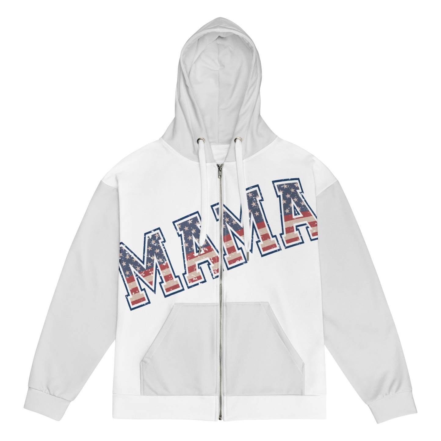 Patriotic Zip-Hoodie Women "Mama" J200006