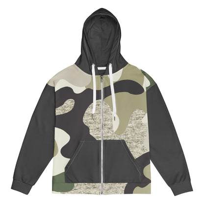 Patriotic Zip-Hoodie Women "Green Camouflage" J200008