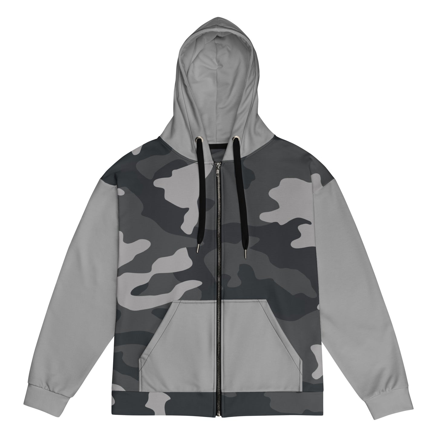 Patriotic Zip-Hoodie Women "Grey Camouflage" J200009