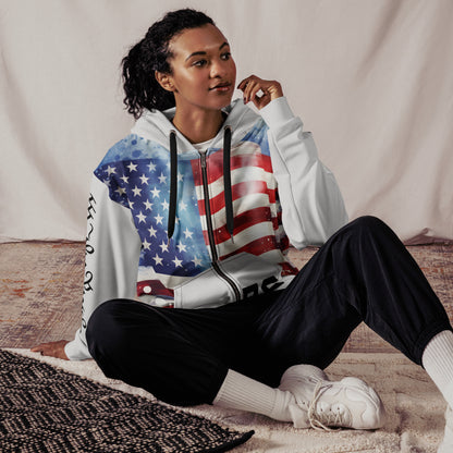 Patriotic Zip-Hoodie Women "We the People 1776" J200013