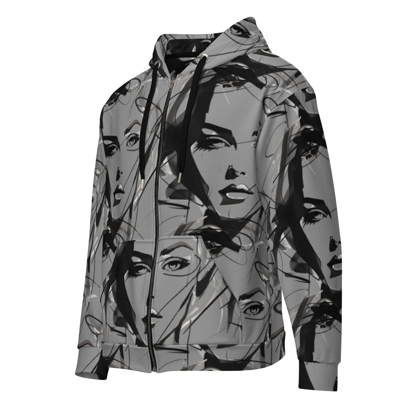 Patriotic Zip-Hoodie Women "Strong Woman" J200004