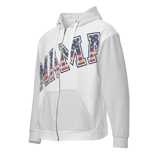 Patriotic Zip-Hoodie Women "Mama" J200006