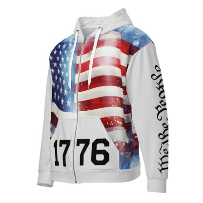 Patriotic Zip-Hoodie Men "We the People 1776" J100006