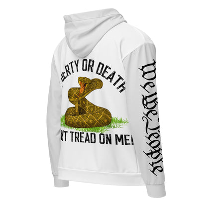 Patriotic Zip-Hoodie Men "Liberty or Death - Dont Tread On Me" J100005