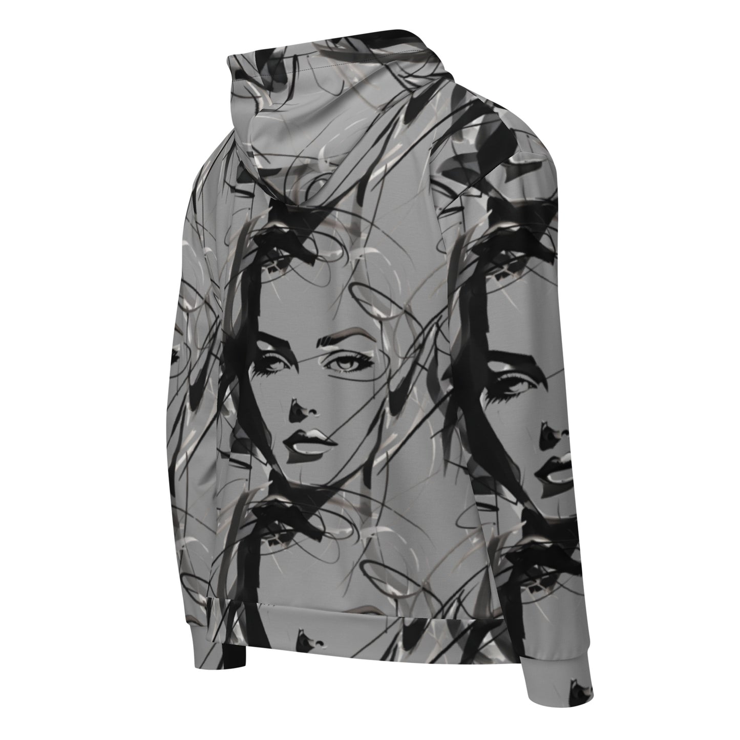 Patriotic Zip-Hoodie Women "Strong Woman" J200004