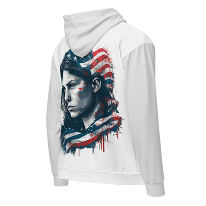 Patriotic Zip-Hoodie Women "Mama" J200006