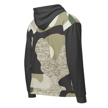 Patriotic Zip-Hoodie Women "Green Camouflage" J200008