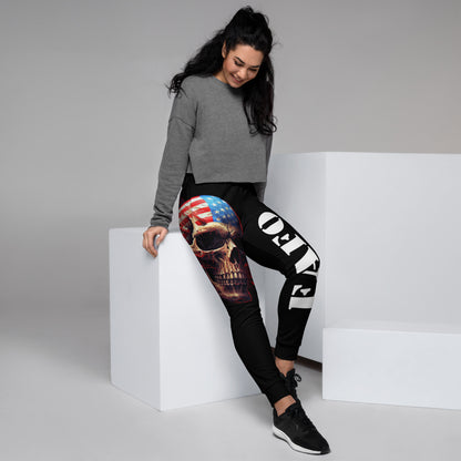 Women Sweatpants "FAFO / Skull"