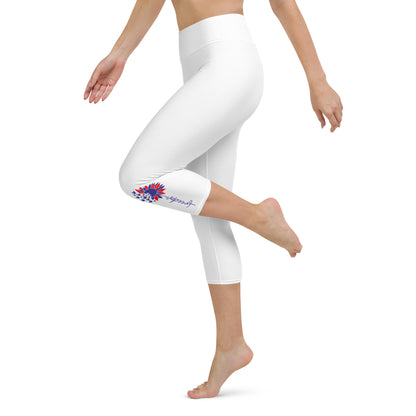 Patriotic Yoga Capri Leggings Women "Freedom" L200003