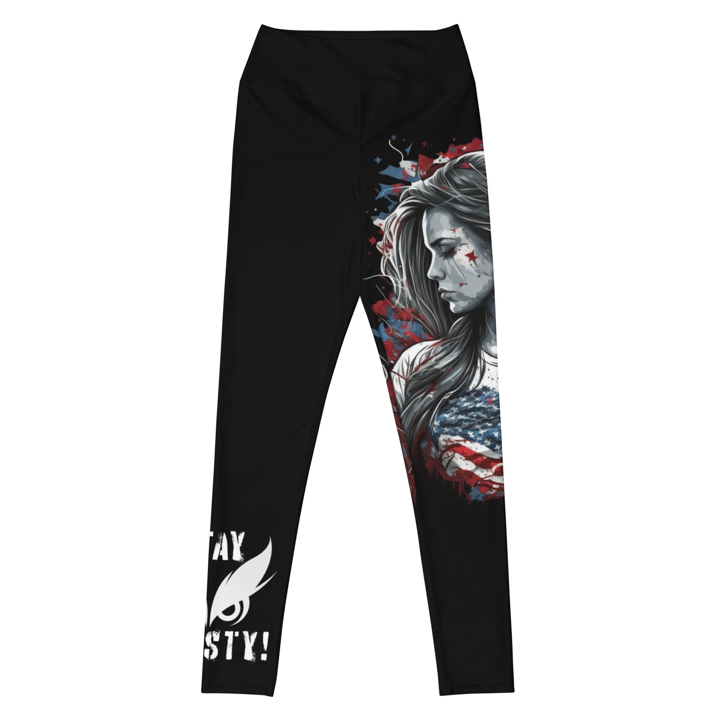 Patriotic Classic Yoga Leggings Women "Stay Frosty Patriot Women" L210006