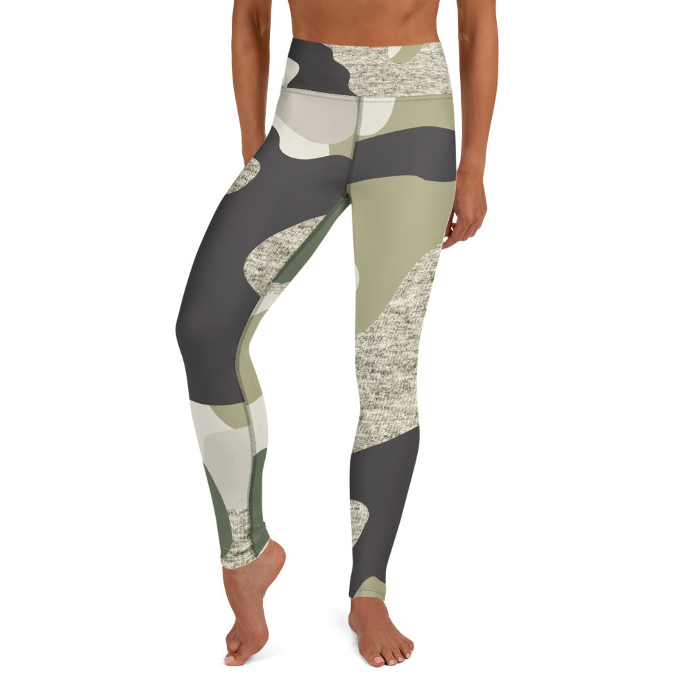 Patriotic Classic Yoga Leggings Women "Camo Green" L210007