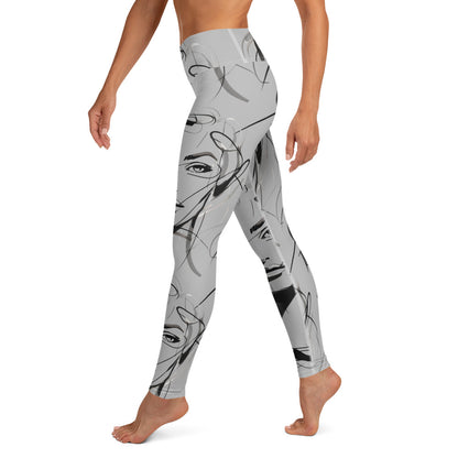 Patriotic Classic Yoga Leggings Women "Strong Women" L210005