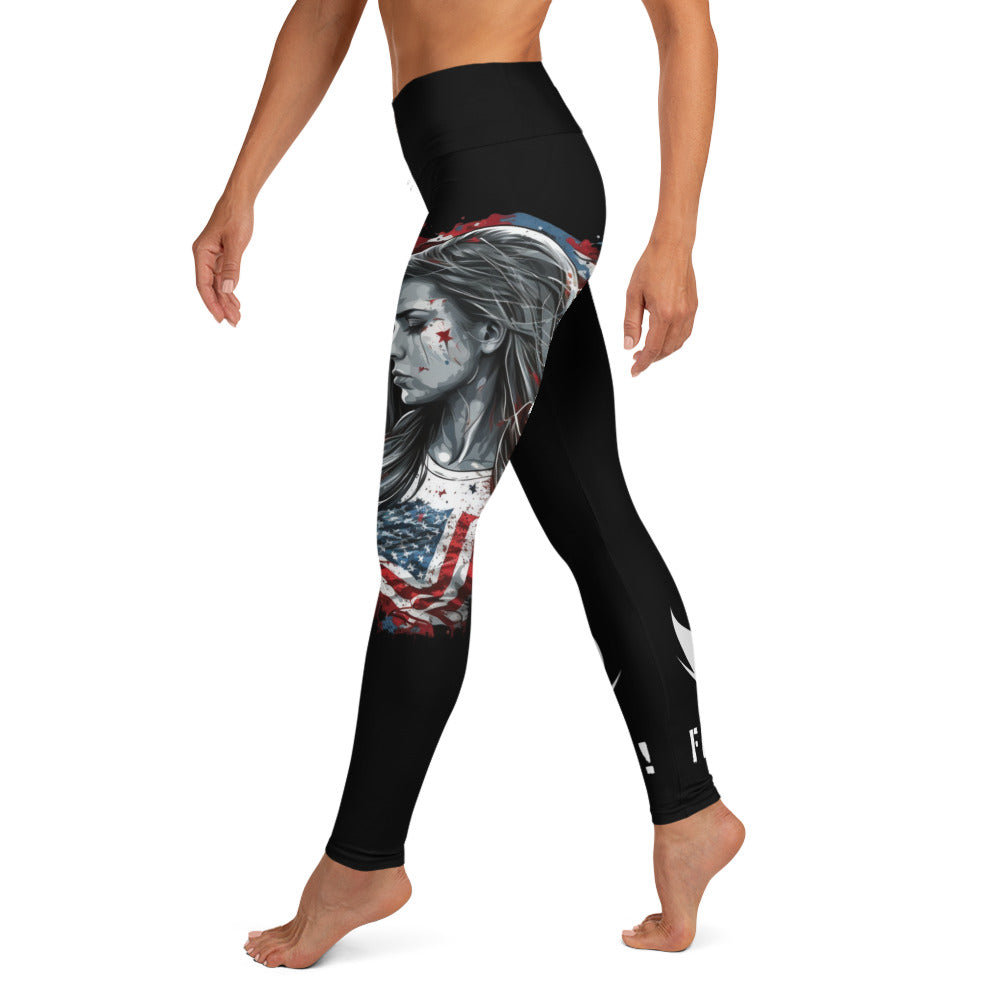 Patriotic Classic Yoga Leggings Women "Stay Frosty Patriot Women" L210006