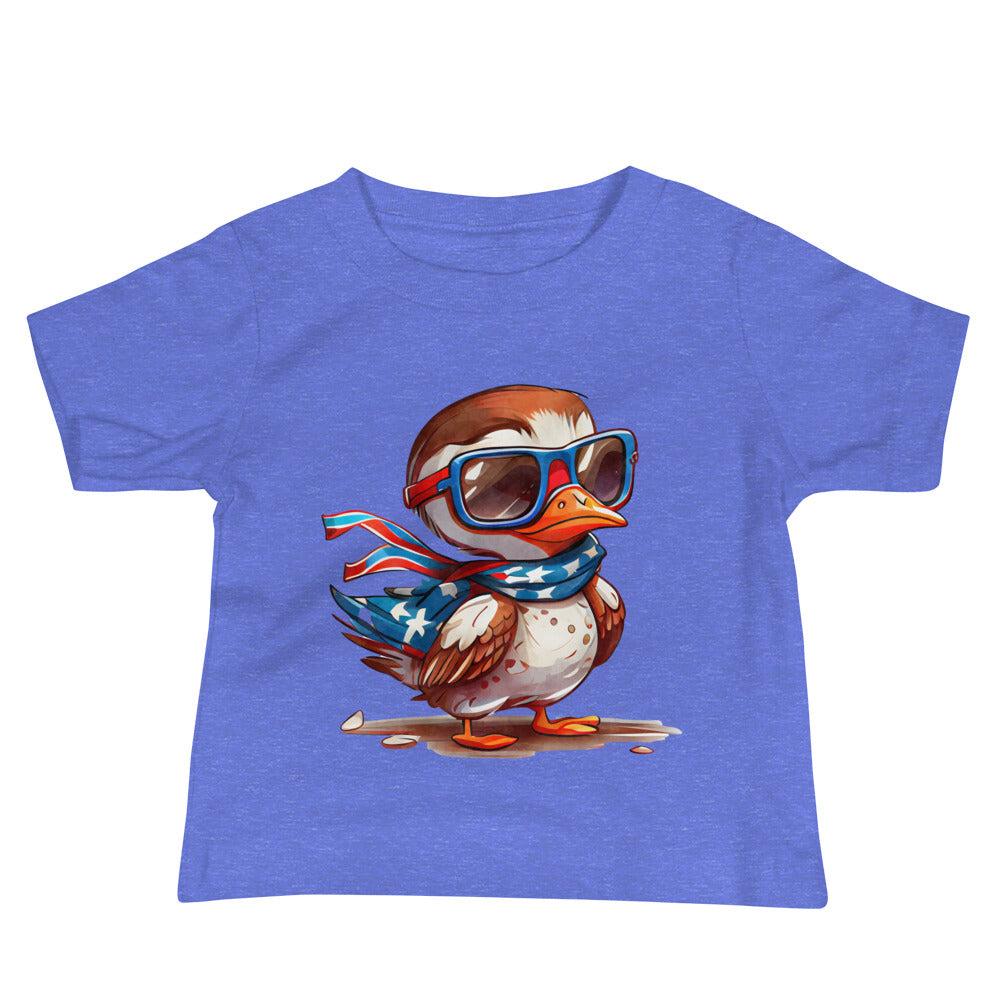 Patriotic Jersey T-Shirt for Baby's "Patriotic Duck" T310026