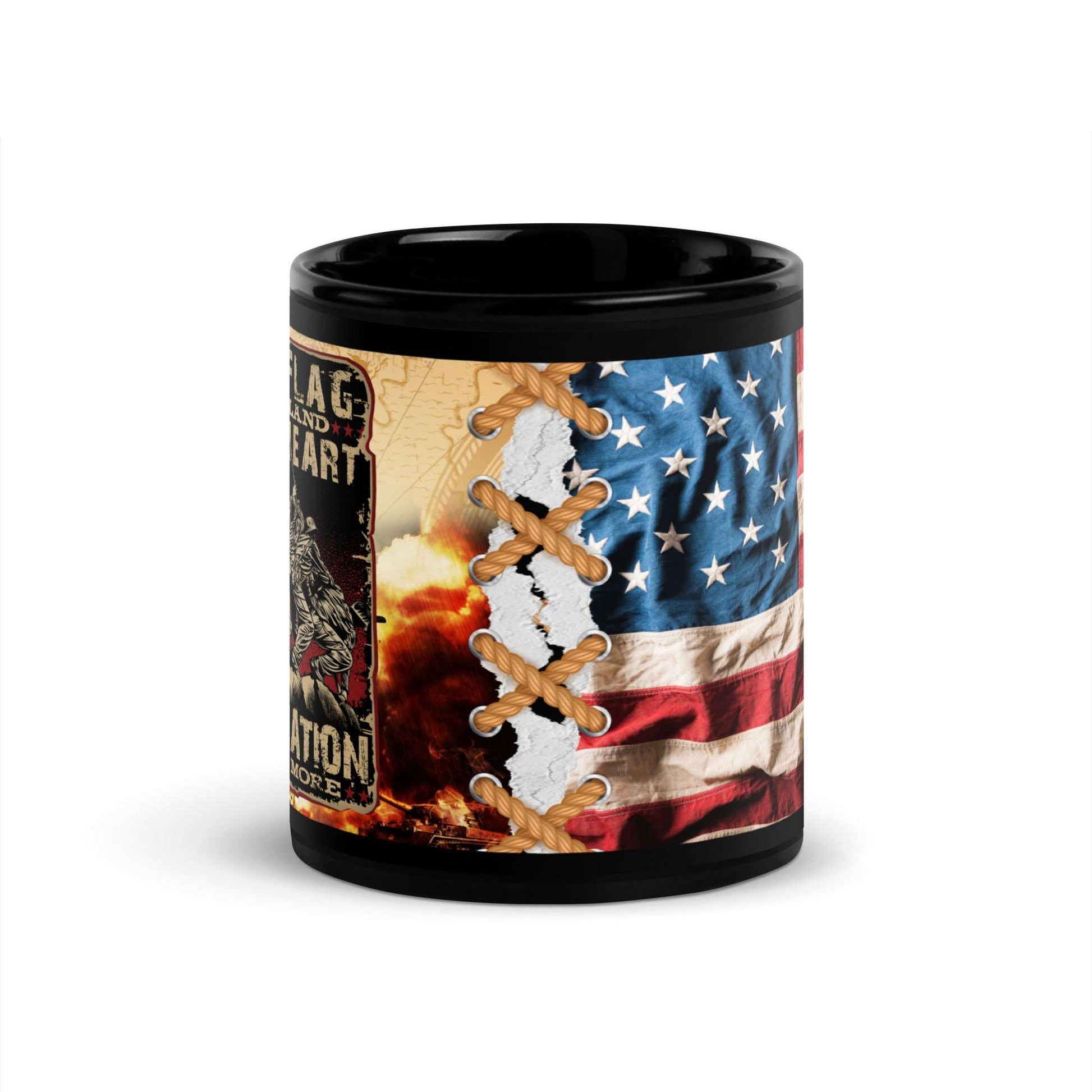 Ceramic Mug Black "One Nation"