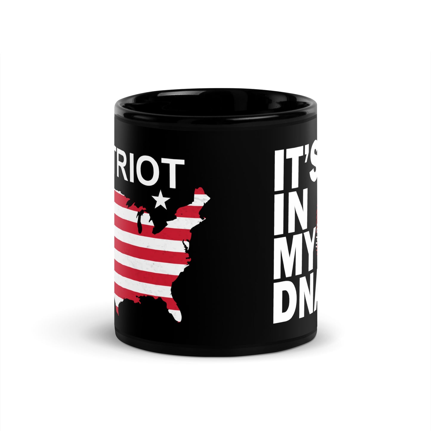 Ceramic Mug Black "It's in my DNA"