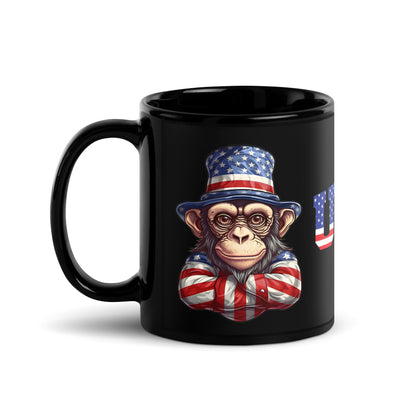 Ceramic Mug Black "USA - Ape's"