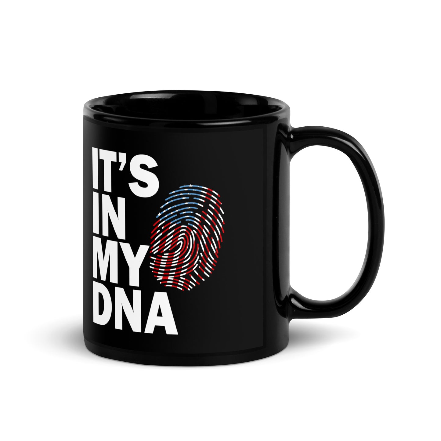 Ceramic Mug Black "It's in my DNA"