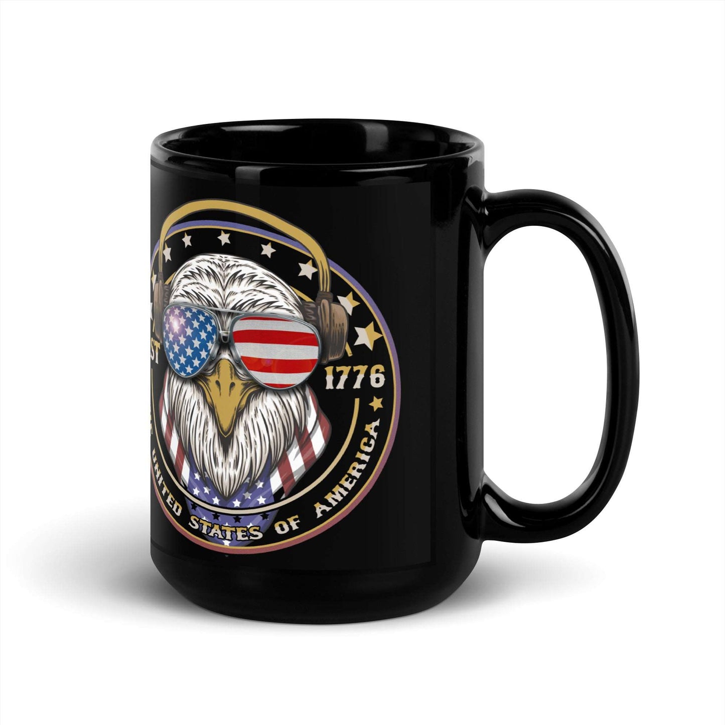 Ceramic Mug Black "Eagle Emblem"