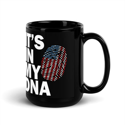 Ceramic Mug Black "It's in my DNA"