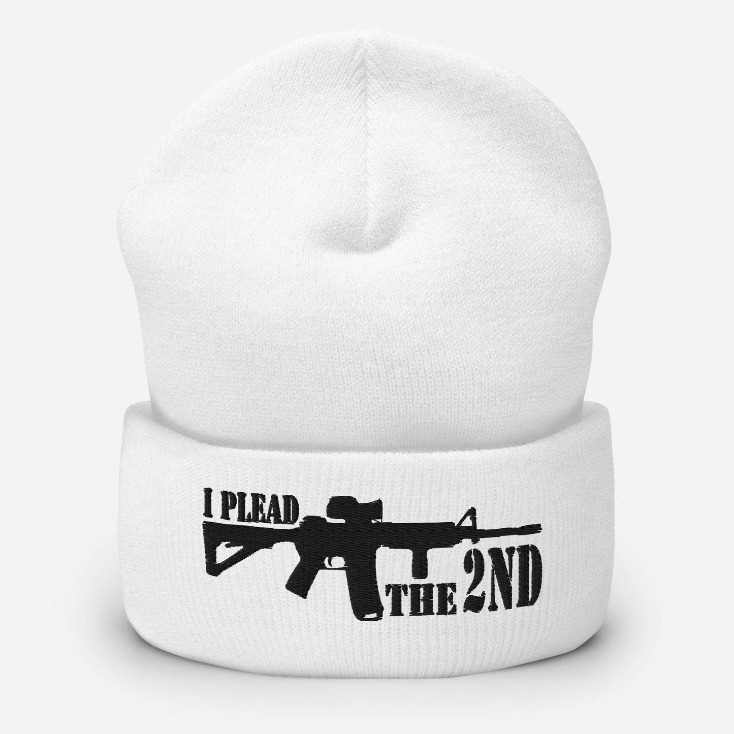 Cuffed Beanie "I plead the 2nd"