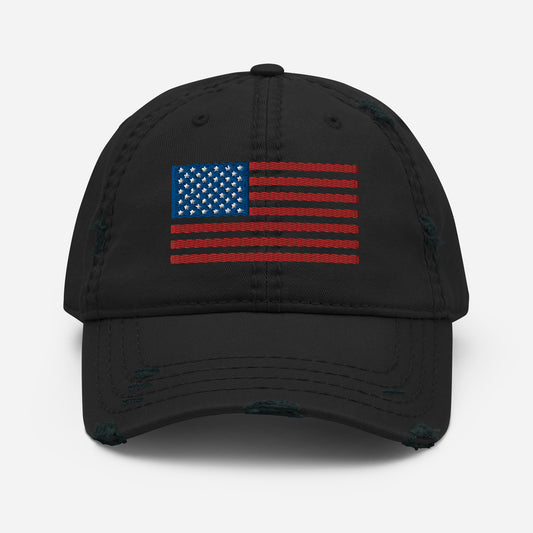 Distressed Dad Hat - "USA"