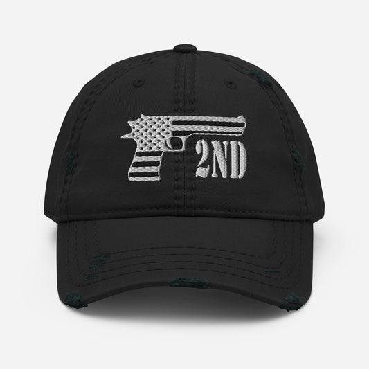 Distressed Dad Hat - "2nd"