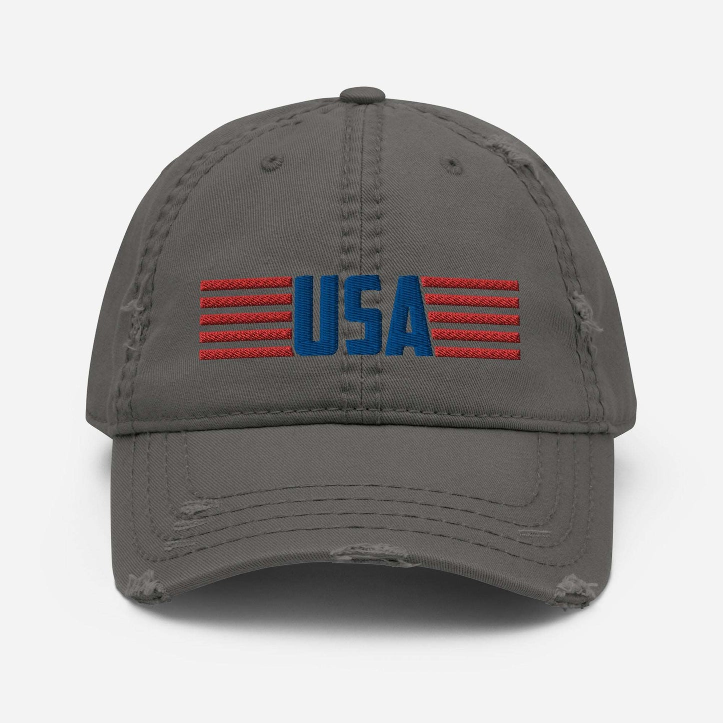 Distressed Dad Hat - "USA"