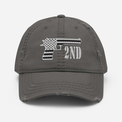 Distressed Dad Hat - "2nd"