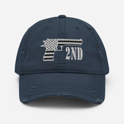 Distressed Dad Hat - "2nd"