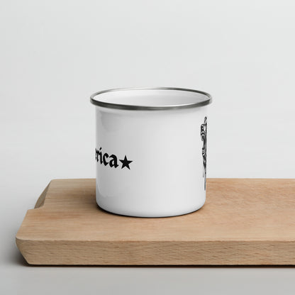 Enamel Mug "Grizzly flag"