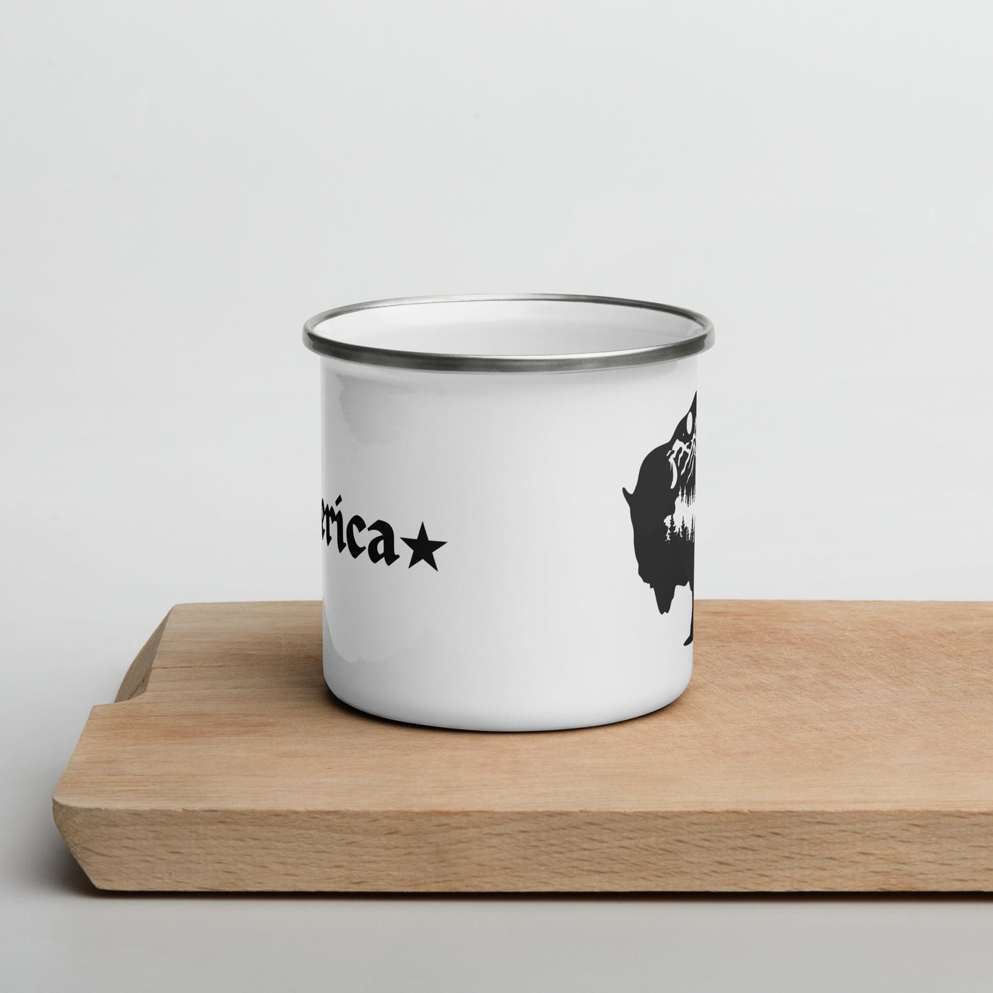 Enamel Mug "Wild Bison"